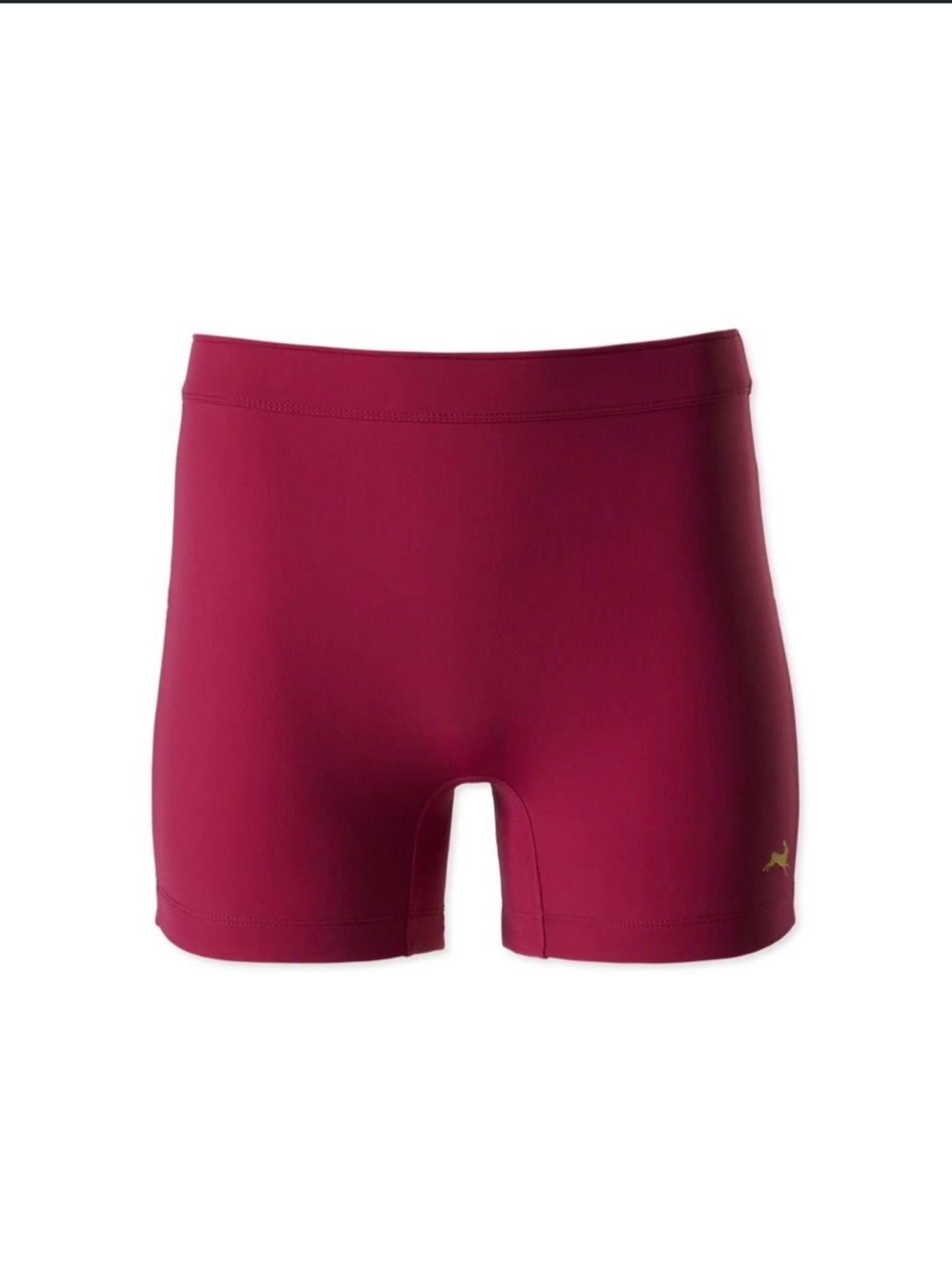 Tracksmith red plum turnover shorts
